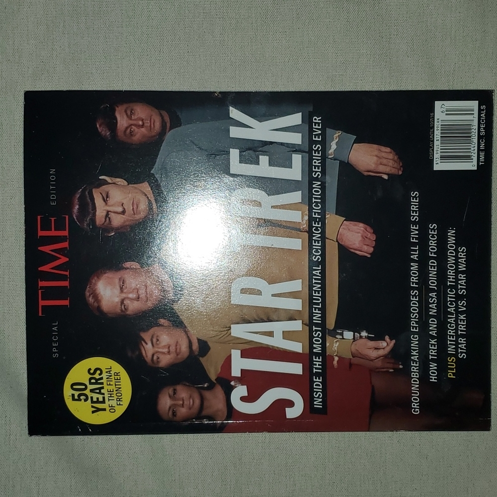 Star Trek Time Magazine Special Edition 50 years mag